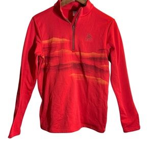 ODLO MIDLAYER 1/2 ZIP BERRA KIDS GRAPHIC Size 164 or 14